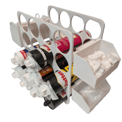 Fugepatron holder til bord